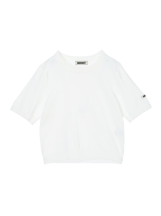 cotton/acetate KNIT t-shirt（mini)
