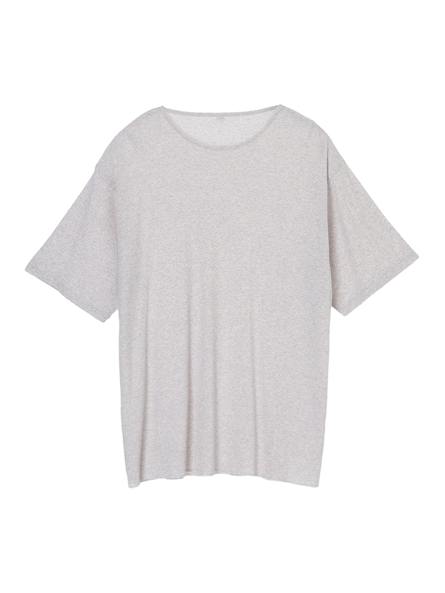 cotton/cashmere feathery T-shirt (big)