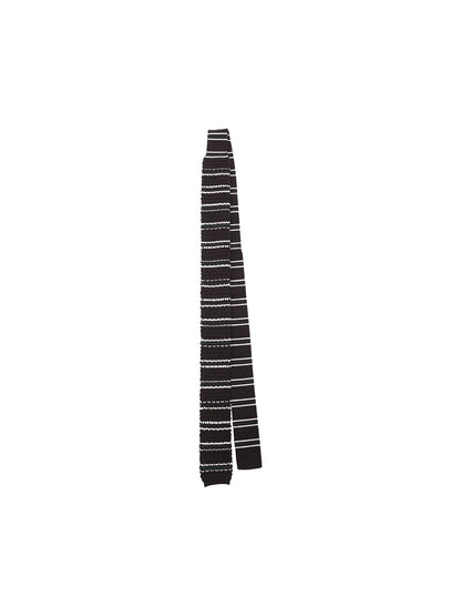 striped KNIT tie