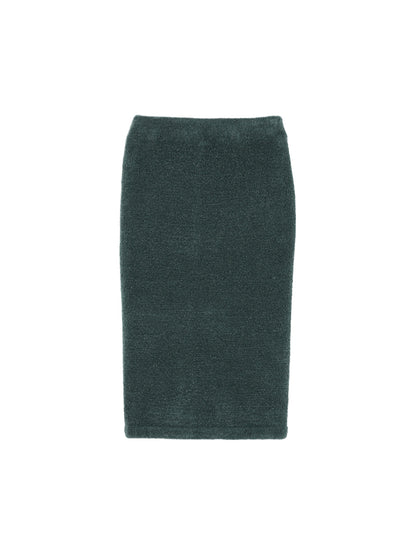 fluffy wool KNIT skirt