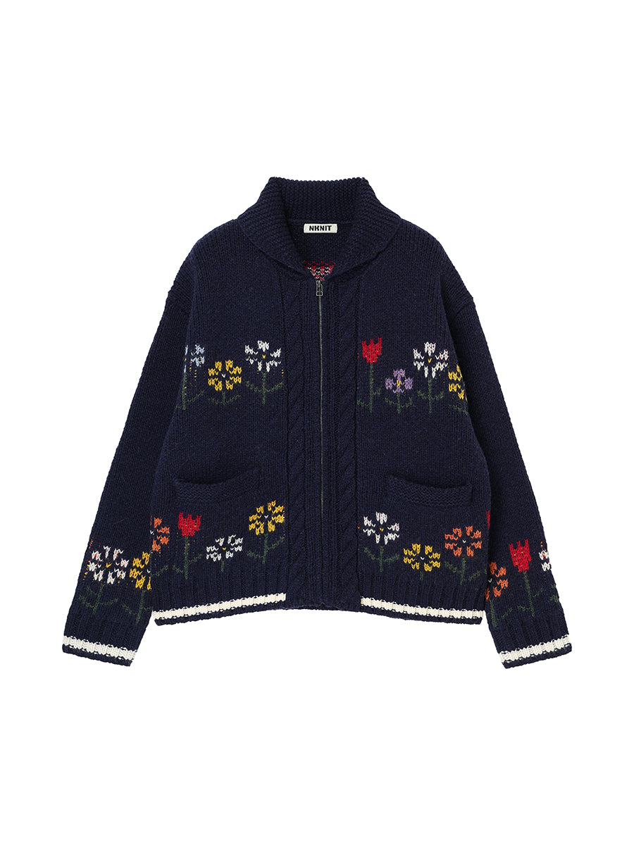 sweet home zip KNIT