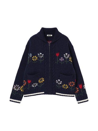 sweet home zip KNIT
