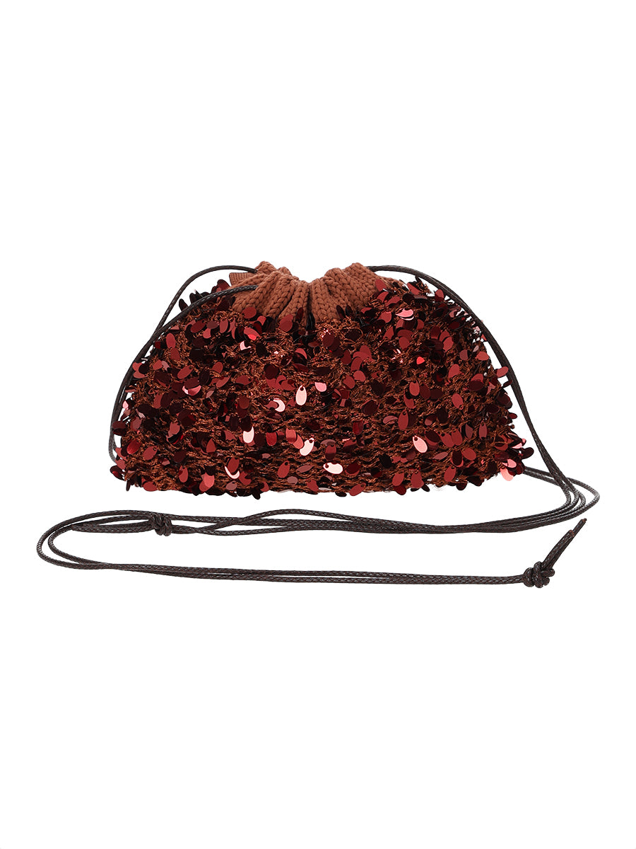 spangle KNIT mini bag