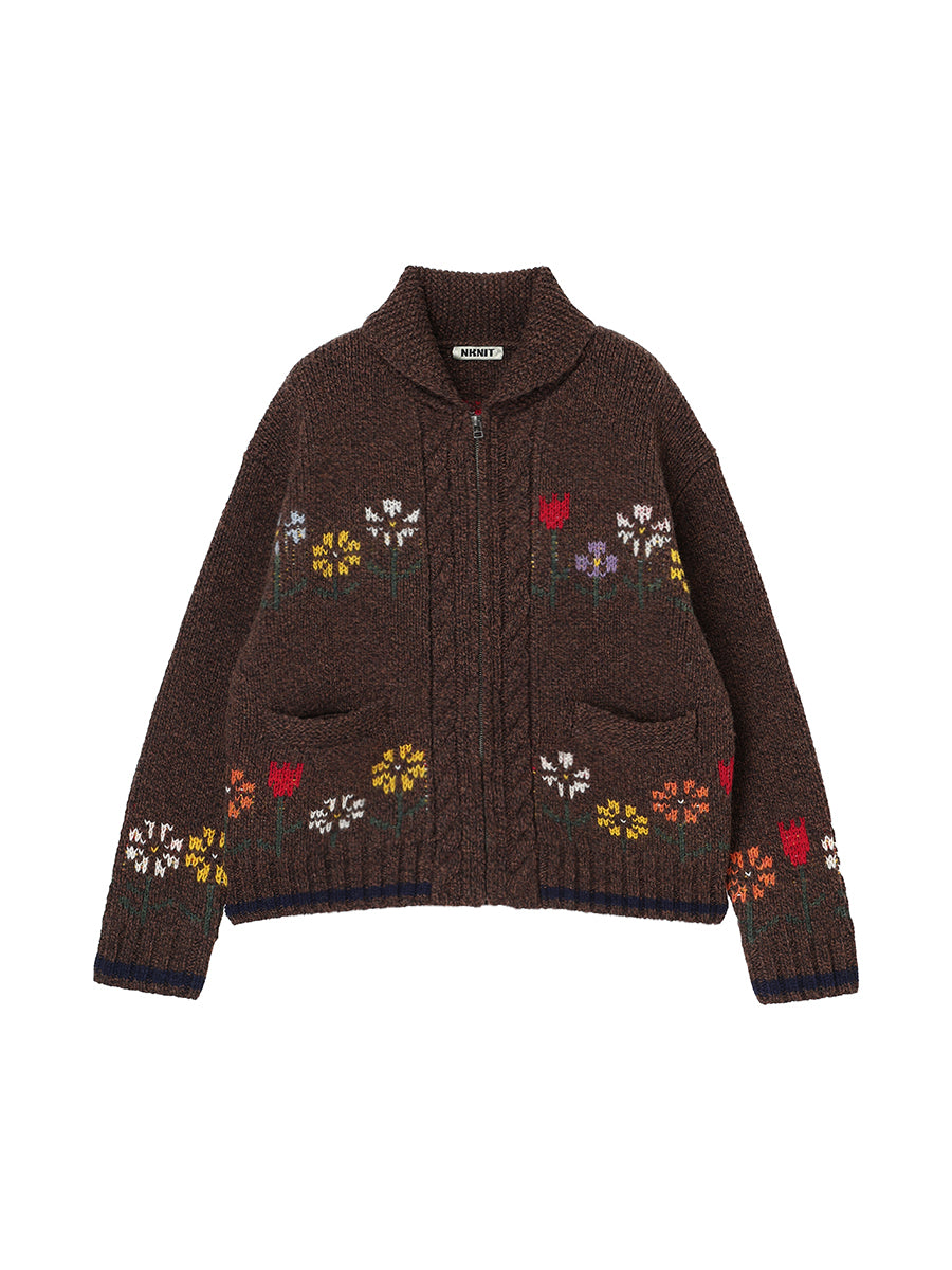 sweet home zip KNIT