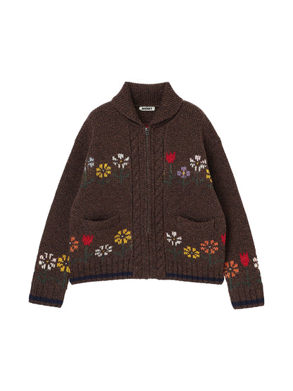 sweet home zip KNIT