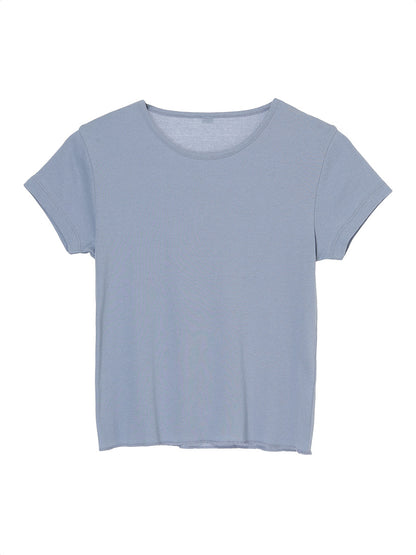 cotton/cashmere feathery T-shirt (mini)