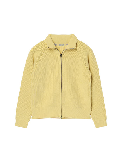 zip-up high neck KNIT【large】