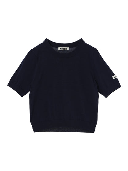 cotton/acetate KNIT t-shirt（mini)
