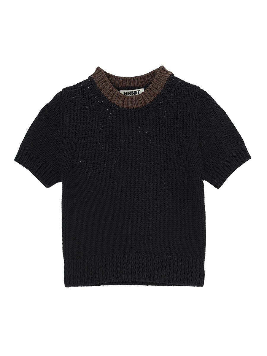 トップス NKNIT spongy KNIT t-shirt (small) spongy KNIT t-shirt(small) – NKNIT