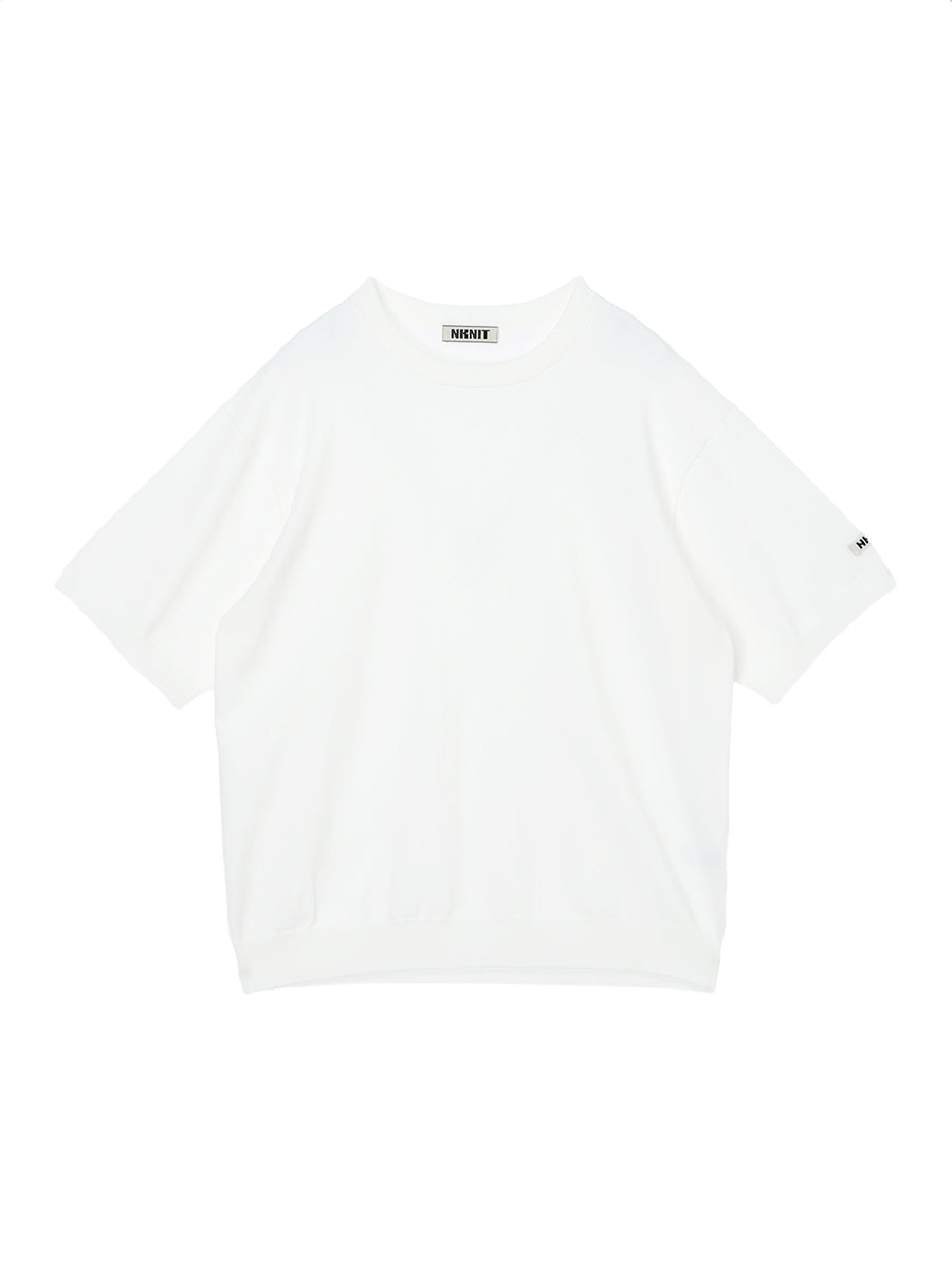 トップス NKNIT cotton/acetate KNIT t-shirt cotton/acetate KNIT t-shirt（large) – NKNIT