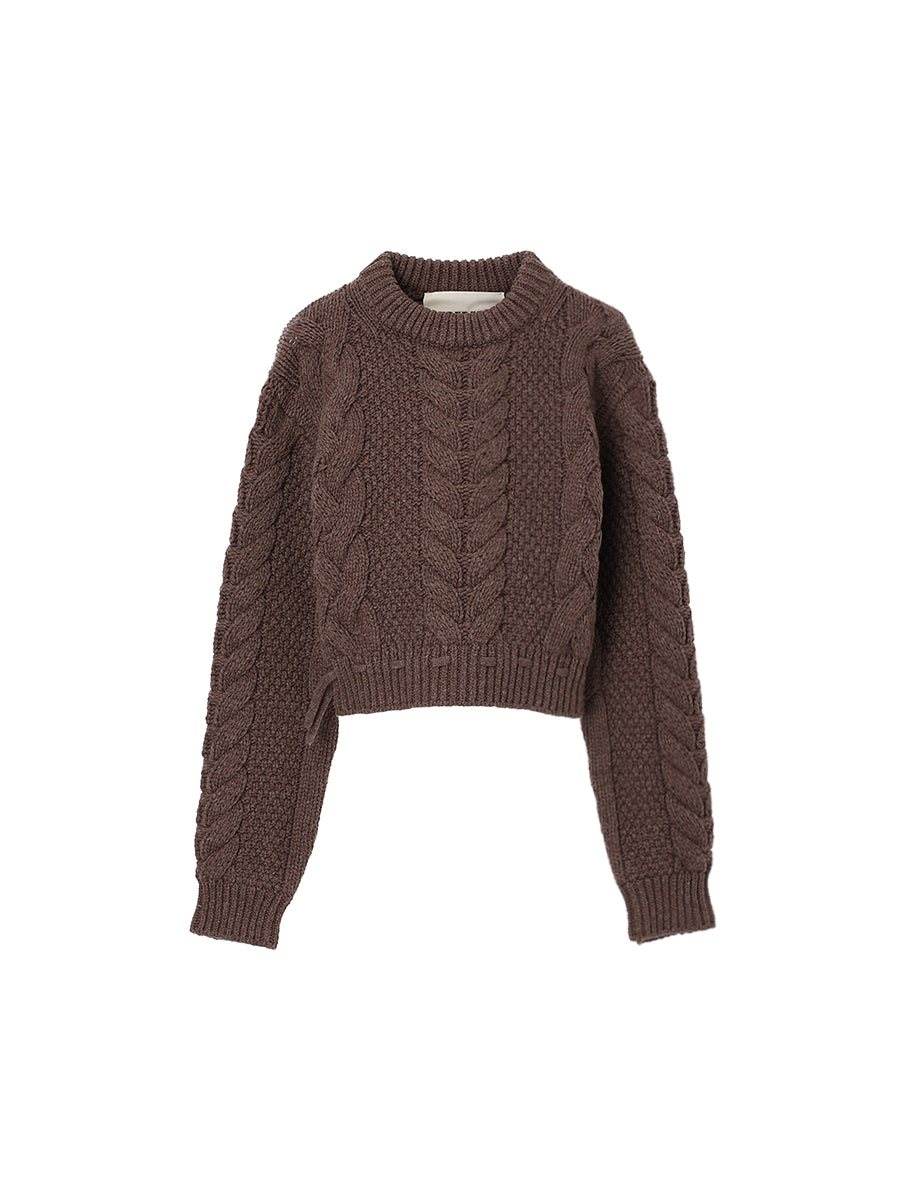chunky cable KNIT