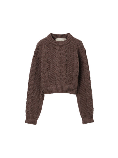 chunky cable KNIT