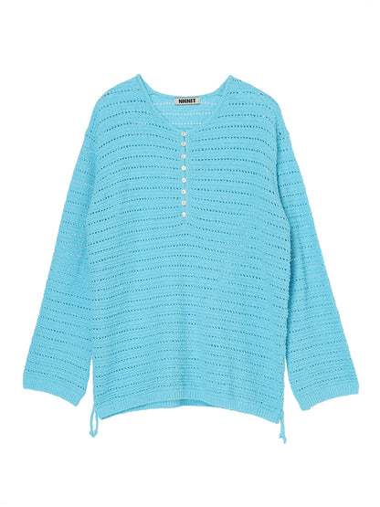 mesh KNIT tops