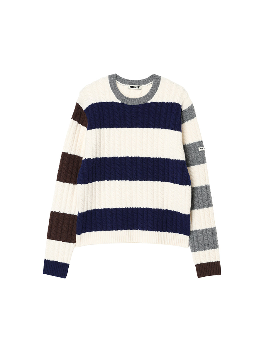 wool cable KNIT