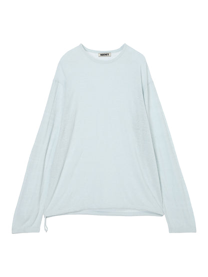 100% silk long sleeve KNIT