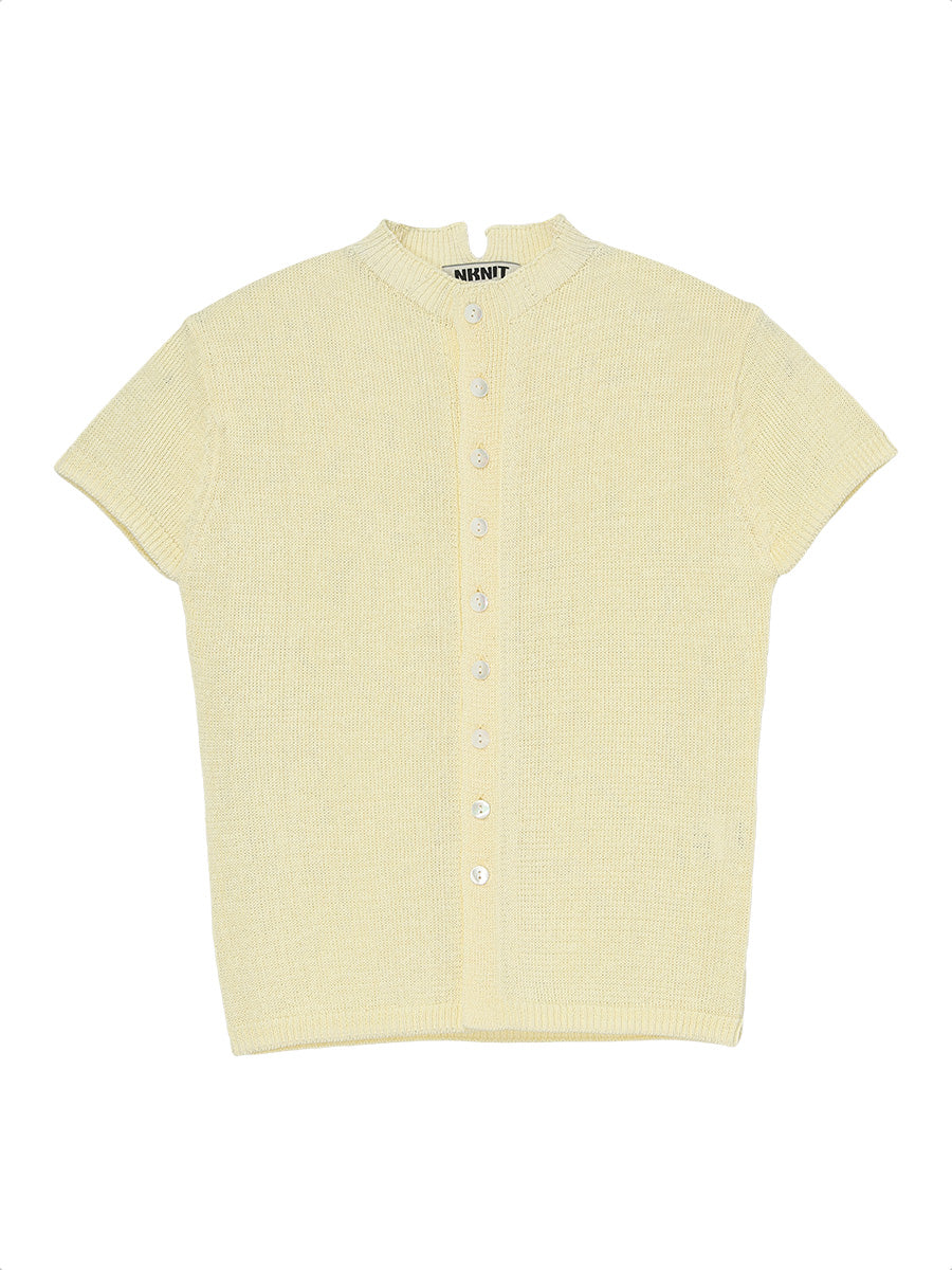 nknit NKNIT♡hole KNIT cardigan ショート丈 crochet KNIT zip cardigan – NKNIT