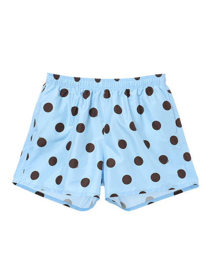 dot swim shorts