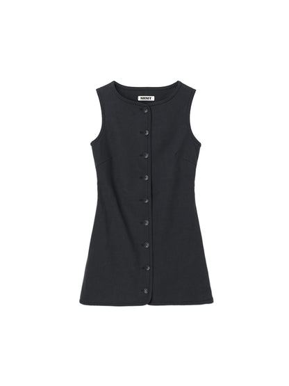 faux suede mini dress