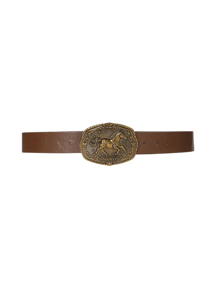 heritage horse buckle belt