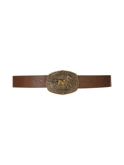 heritage horse buckle belt