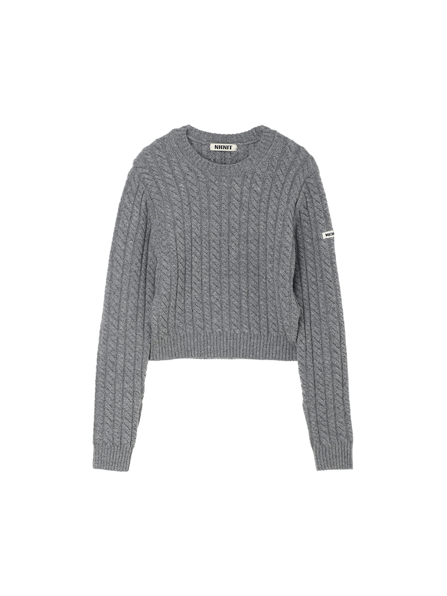 wool cable KNIT
