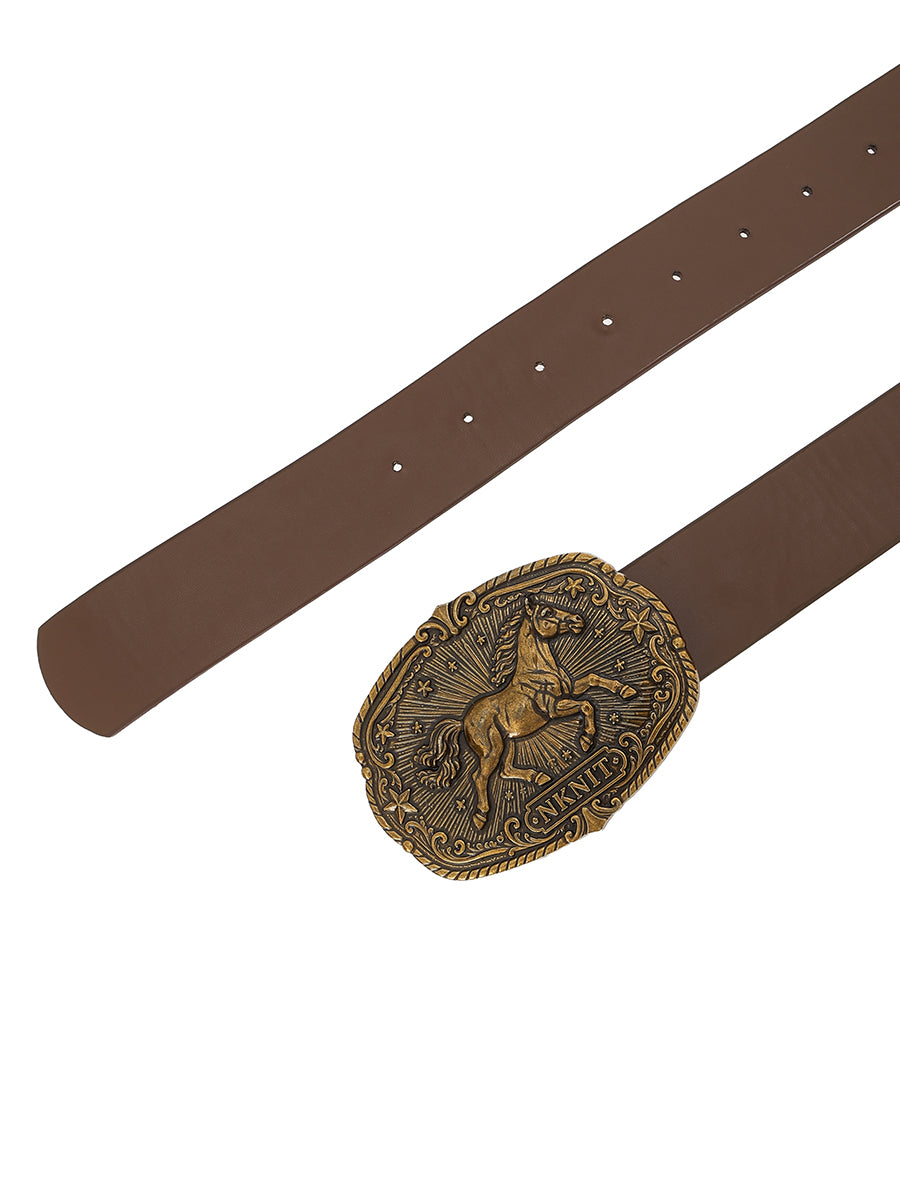heritage horse buckle belt