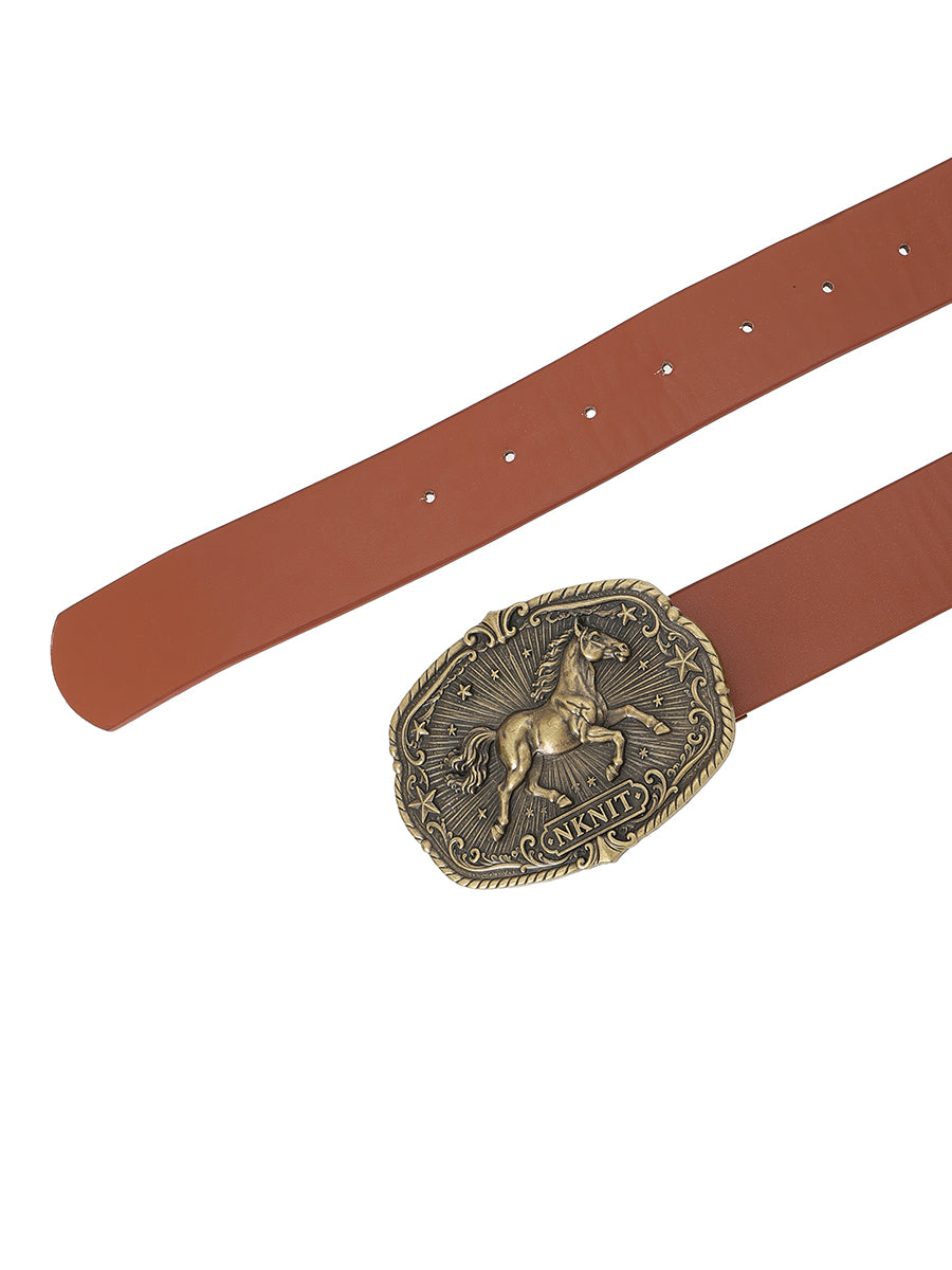heritage horse buckle belt