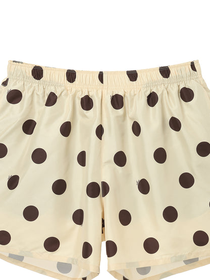 dot swim shorts