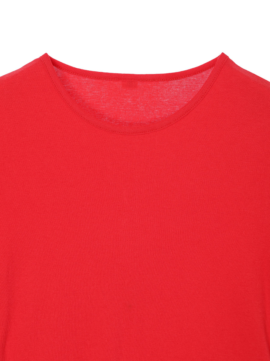 cotton/cashmere feathery T-shirt (mini)