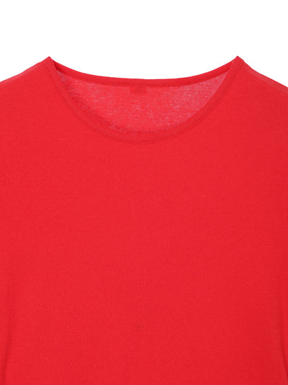 cotton/cashmere feathery T-shirt (mini)