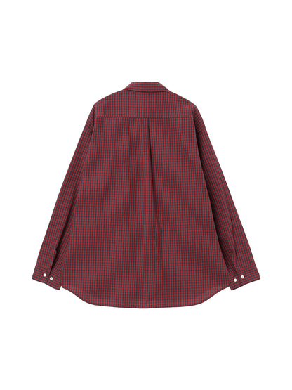 oversized checkered shirt