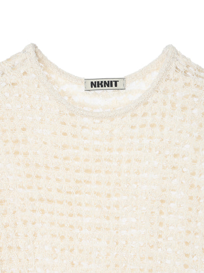 dry sheer KNIT long dress