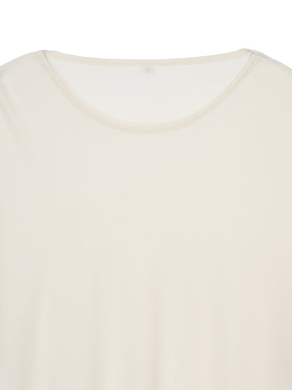 cotton/cashmere feathery T-shirt (big)