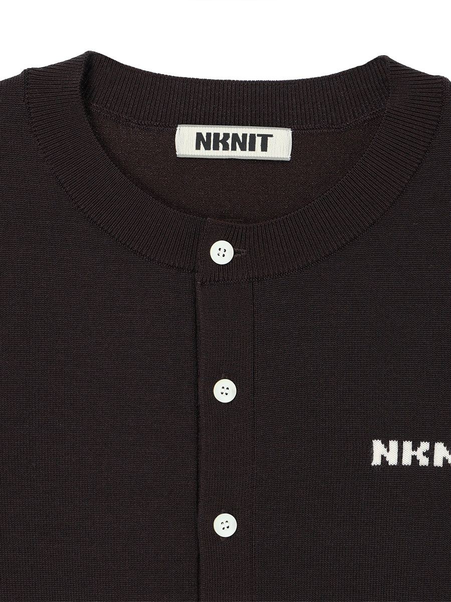 NKNIT logo cardigan