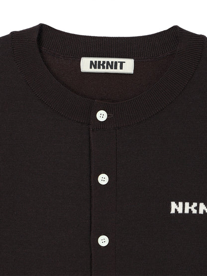NKNIT logo cardigan