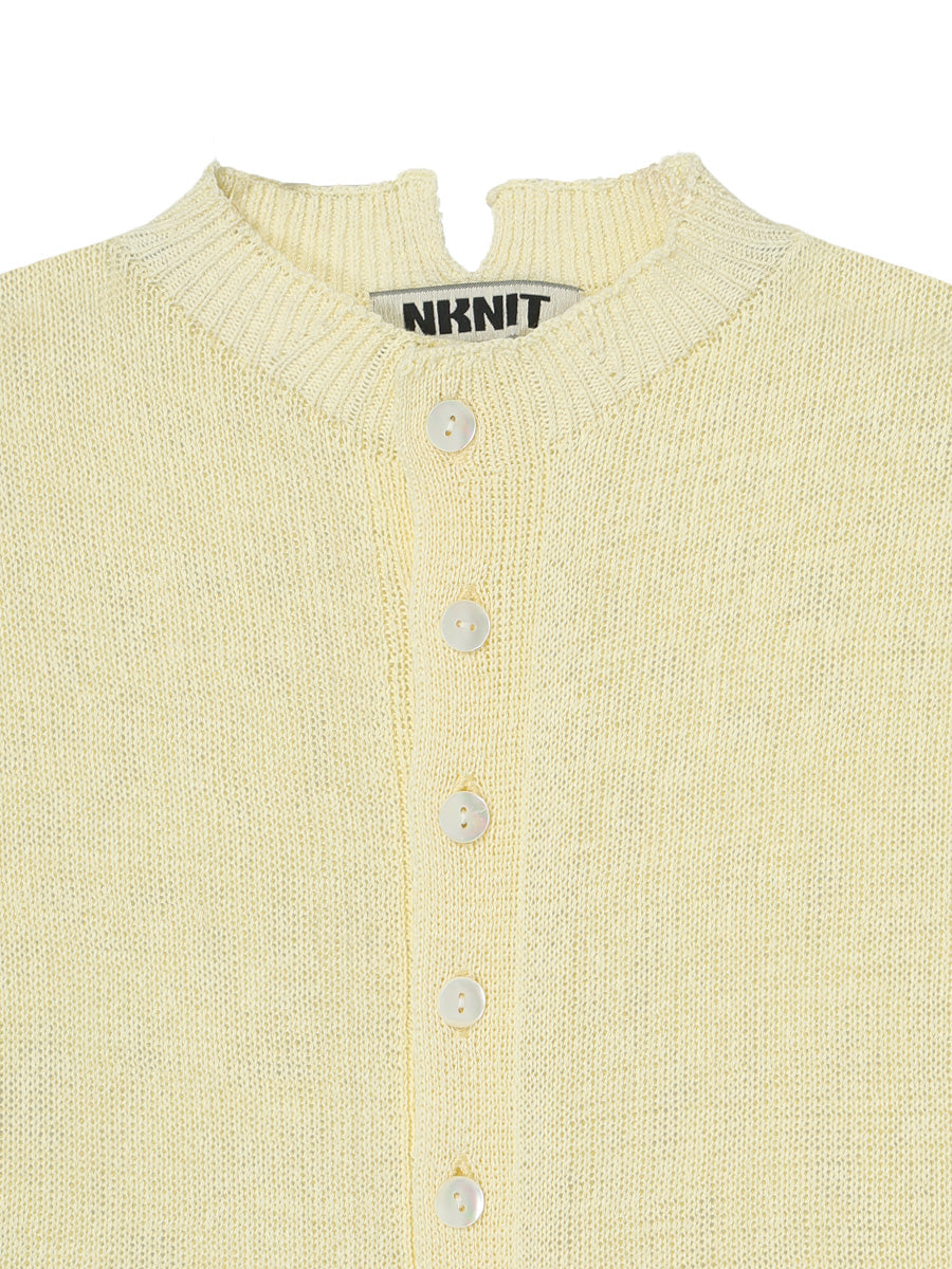 mock neck KNIT cardigan