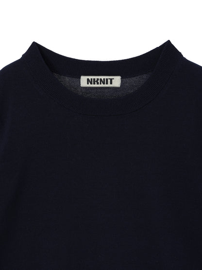 cotton/acetate KNIT t-shirt（mini)