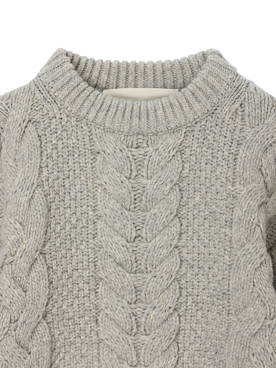 chunky cable KNIT