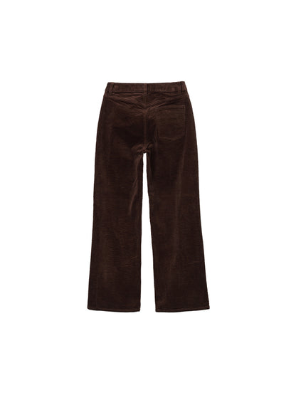 corduroy front pocket pants