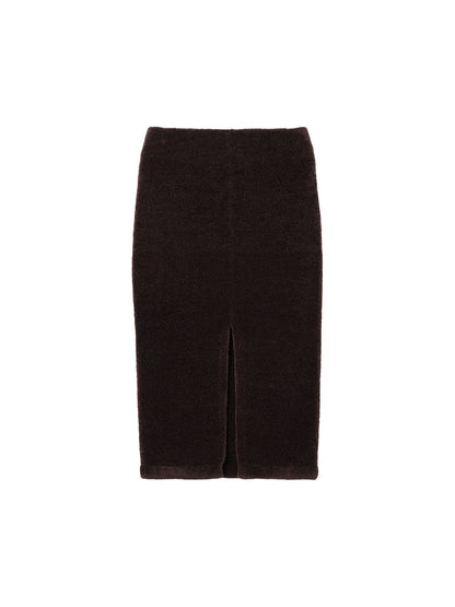 fluffy wool KNIT skirt