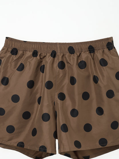 dot swim shorts