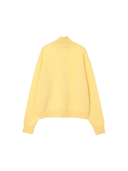 cashmere high neck KNIT cardigan【large】