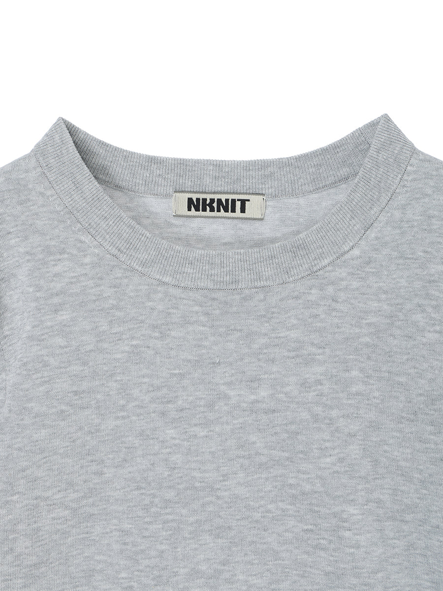 cotton/acetate KNIT t-shirt（mini)