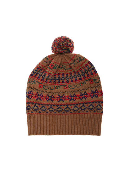 jacquard pattern KNIT beanie