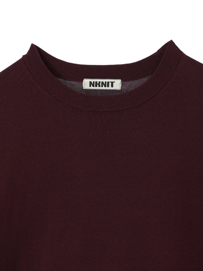 cotton/acetate KNIT t-shirt（large)