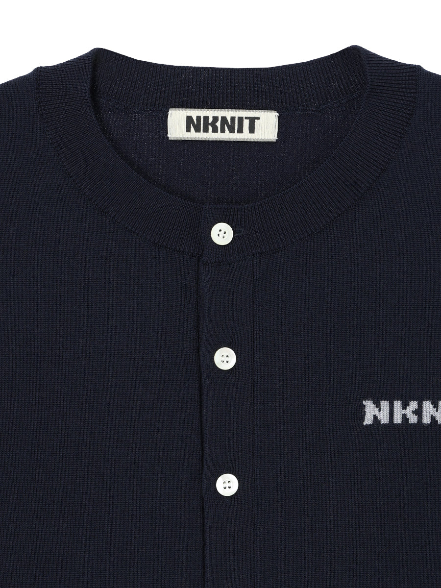 NKNIT logo cardigan