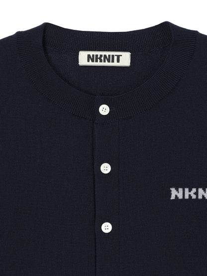 NKNIT logo cardigan