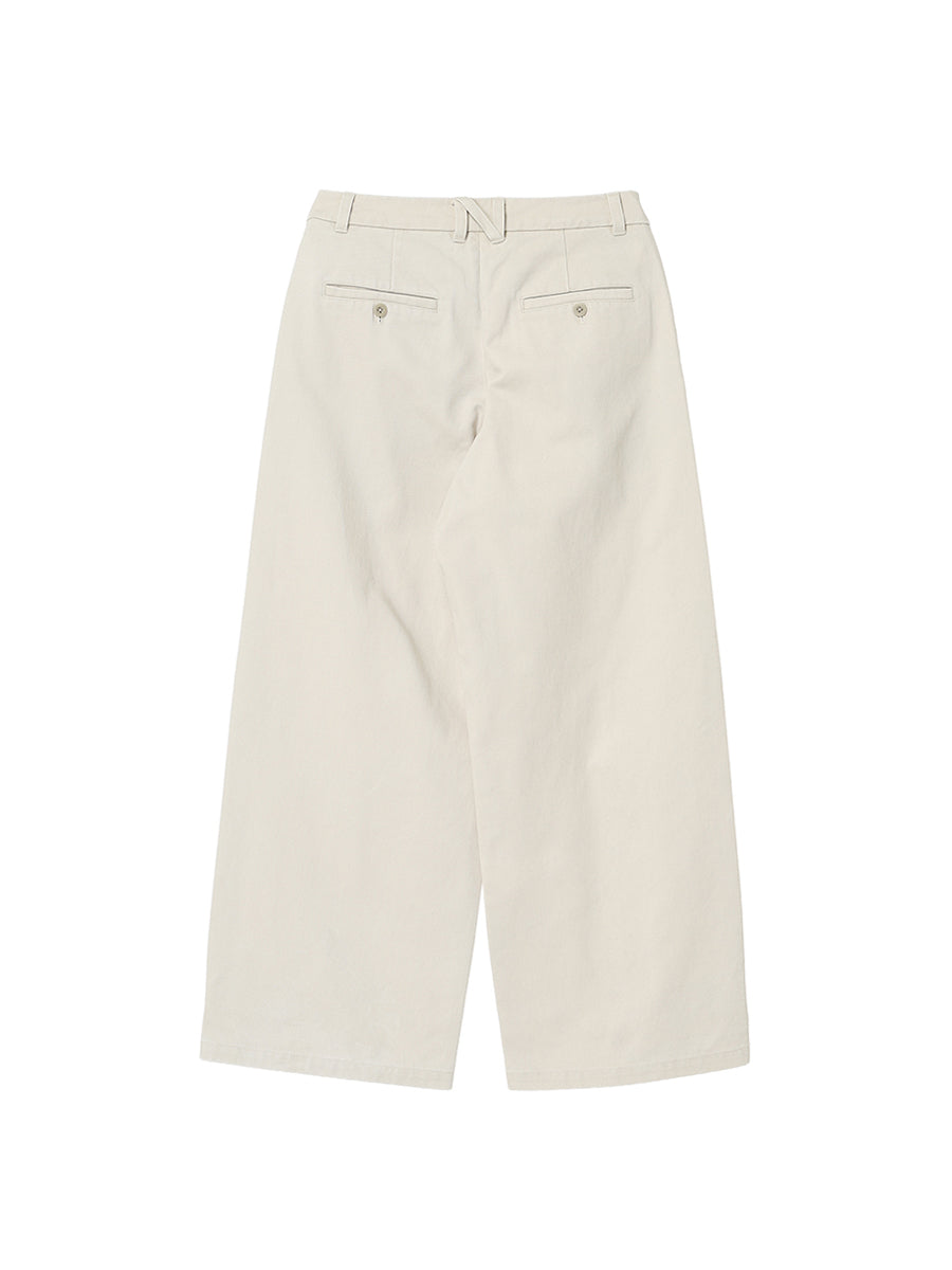 vintage washed chino trousers