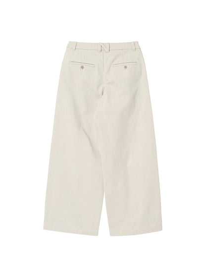 vintage washed chino trousers