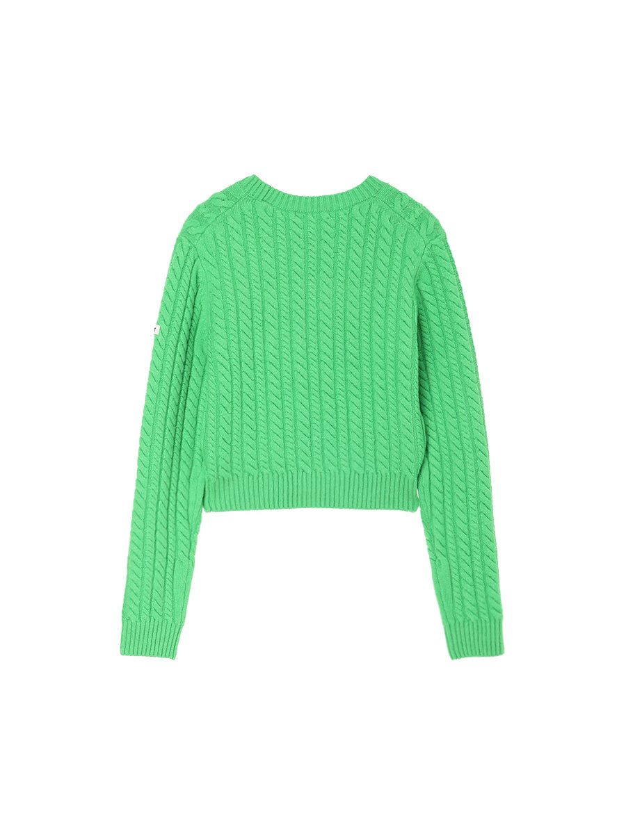 wool cable KNIT